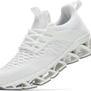 Women's Slip On Running Shoes Fabric Rubber Sole Casual Athletic Sneakers